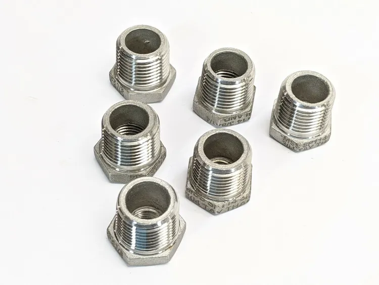Used UNBRANDED TAY HEX COUPLING 5/8” THREAD DIAMETER LOT OF 6 Valves/Fittings | Maverick Industrial Sales #1118546