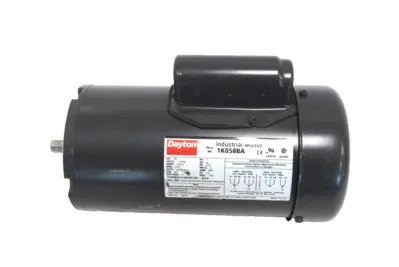 NEW DAYTON 1K058BA MOTOR 1/4HP 115/230V 1725RPM 1/2" DIA.