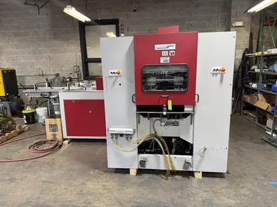 USED 2007 MULLER MARTINI MERIT-S THREE KNIFE TRIMMER