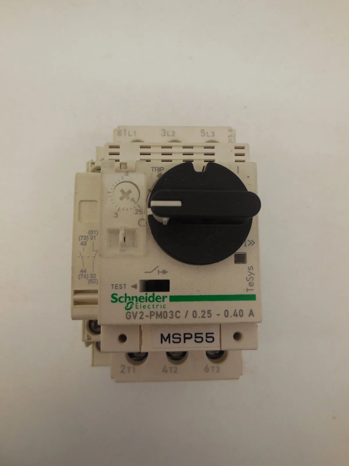 SCHNEIDER ELECTRIC GV2-PM03C MANUAL STARTER GV2PM03C
