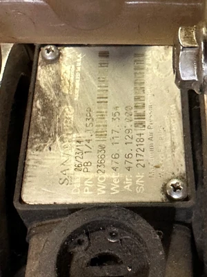 SANDPIPER PB 1/4.TS3PP 1/4" DBL. DIAPHRAM PL