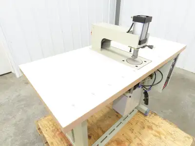 Changzhou JT-100-Q Ultrasonic Welding Sewing Head Unit Press 2x1" Foot 220V