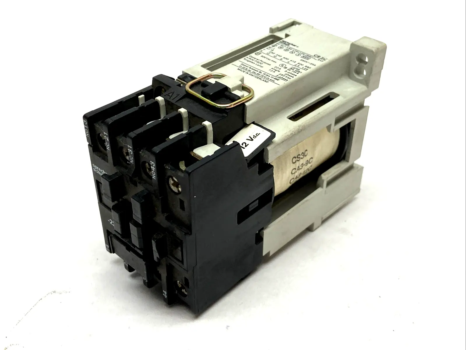 CS3C-22E | Sprecher+Schuh  Contactor 12Vdc Coil 20A - Used