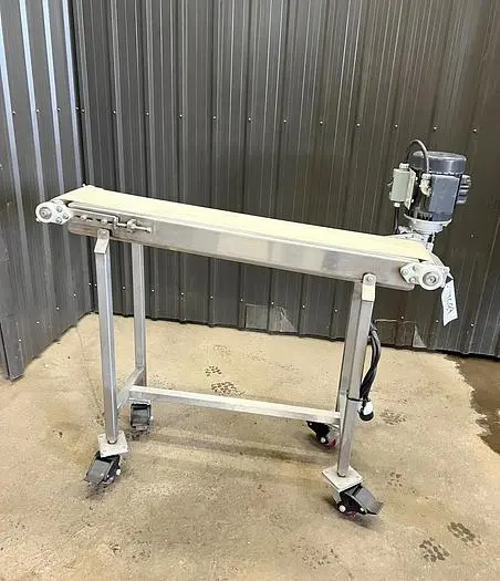 🔴 Heading to Auction May 27 - Used Belt Conveyor, 8’’ Wide X 50’’ Long