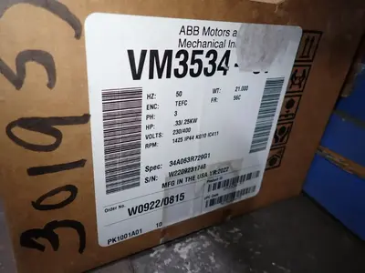 USED BALDOR VM353457