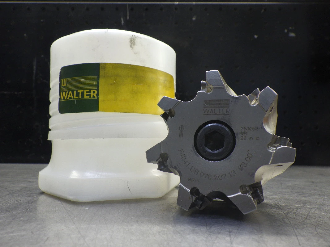Walter 3" Indexable Facemill 1" Arbor F4041.UB.076.Z07.13 (LOC2833A)