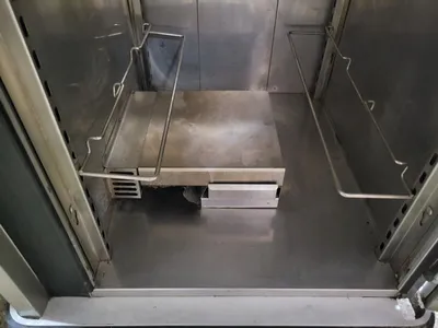 Used FWE UHS-BQ-80-XL 12 Tray Heated Meal Delivery Cart, 120v