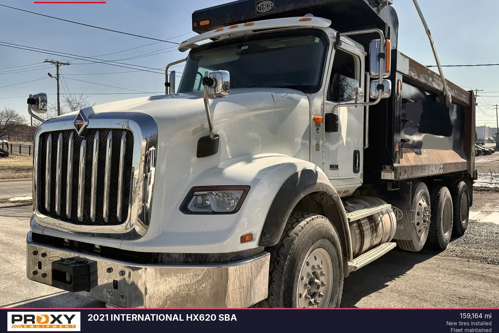 Used 2021 INTERNATIONAL HX620 SBA Dump trucks Indiana US | Proxy Equipment #1382969