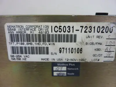 USED NEMATRON CORP IC5031-72310200
