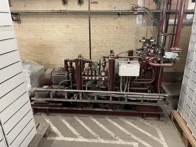 USED HL 450 TON 4 COLUMN PRESS