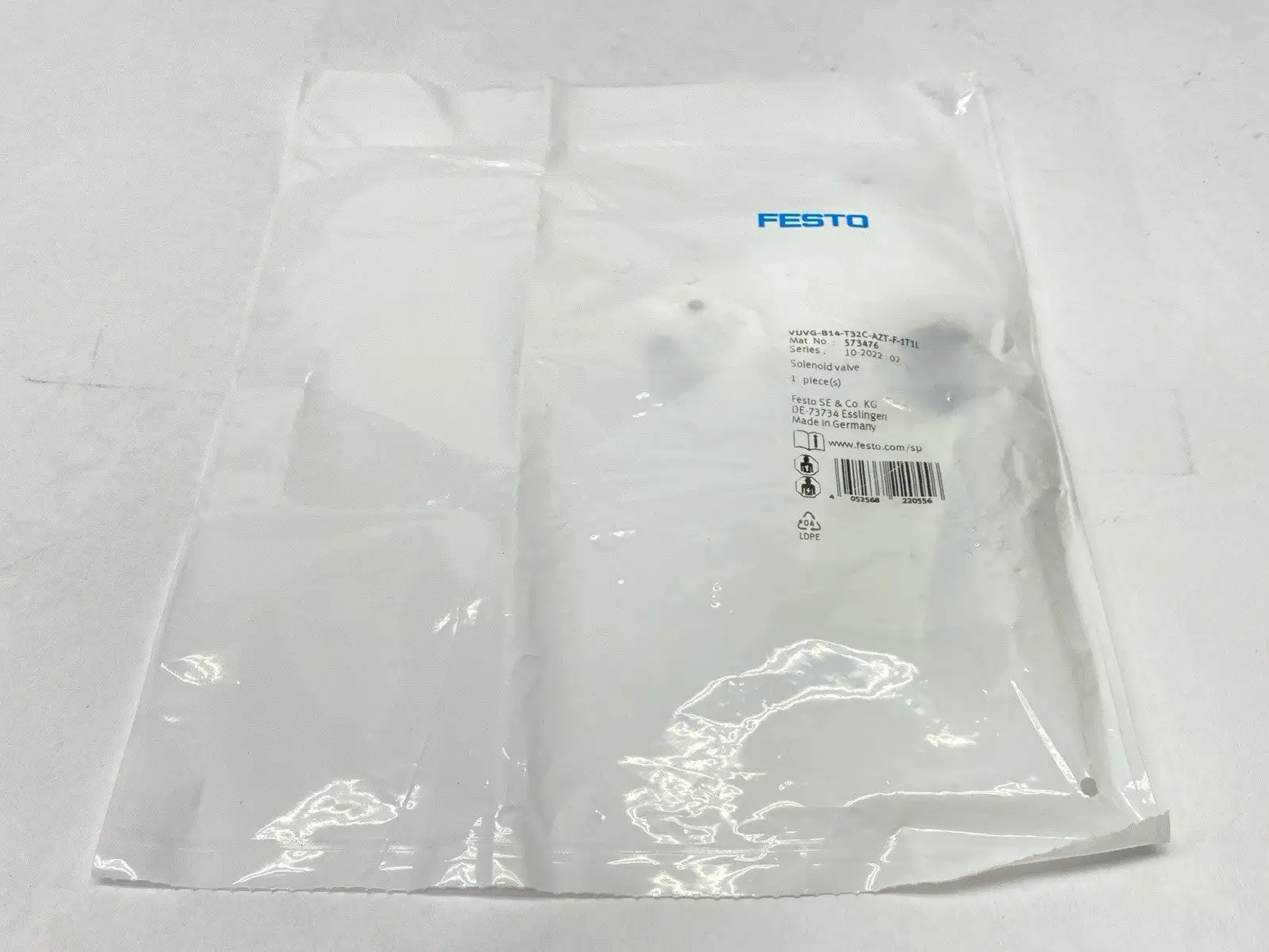 VUVG-B14-T32C-AZT-F-1T1L, 573476 | Festo - New