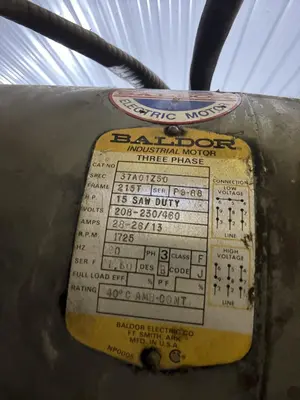 15 HP KALAMAZOO ABRASIVE CUTOFF SAW: STOCK #23739