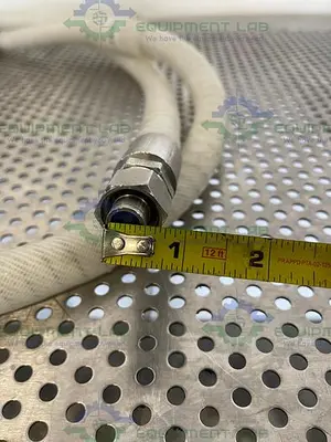 USED SAINT GOBAIN STHT-W-0500 72" SILICONE HOSE W/ 3/4" NPT FITTING