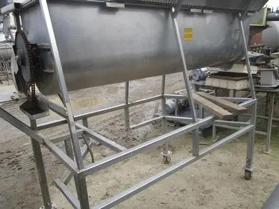 Mixer, Ribbon, 20 CF, S/st, Single Ribbon, 84" x 18" x 22" #S739489