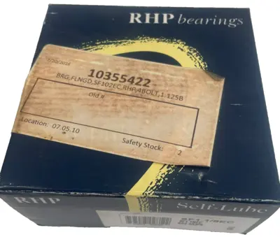 NEW RHP SF1.1/8EC FLANGE BEARING SF118EC