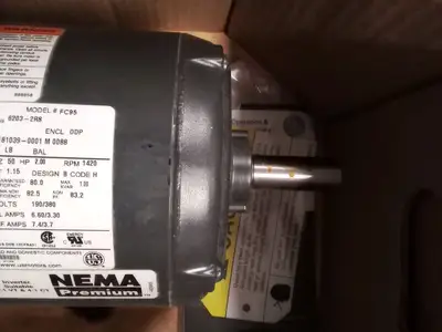 Used US Motors US Motors D2P2D Nema Premium Condenser Fan Motor A.C. Motors US | Infinity wholesale & Supply LLC #1305790