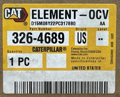 NEW CAT 326-4689