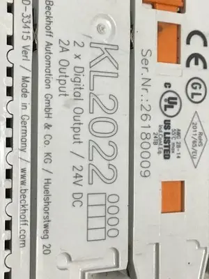 USED BECKHOFF KL2022