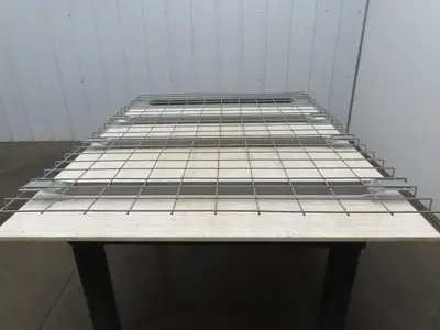 New Pallet Rack Wire Deck 42x58" Waterfall 4 Flared Channel Racking 2500lb Mesh