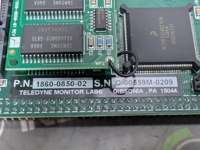 Teledyne Monitor Labs 1860-0850-02 Control Board 1860-0851-01 Rev. A Used