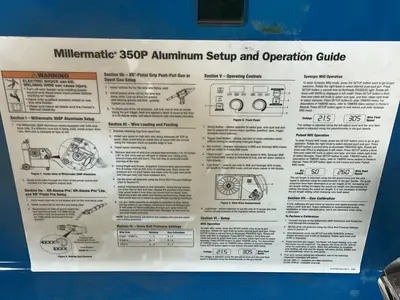 Used MILLER MILLERMATIC 350P ALUMINUM Welding Machinery (Other) Ohio US | HGR 24 #1506624