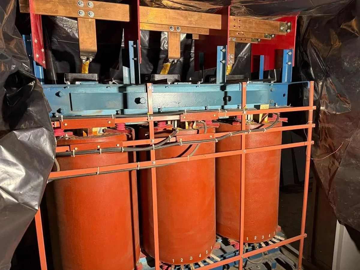 Virginia 1500 kVA 13800 Delta to 600Y 3PH Dry Type Transformer Copper Windings