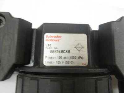 Used SCHRADER BELLOWS _UNKNOWN_ Parts (Hydraulics and Pneumatics) Texas US | OCO Industrial #1582164