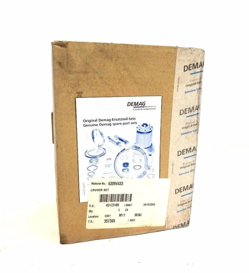 NEW SEALED DEMAG 63094433 LOUVER SET