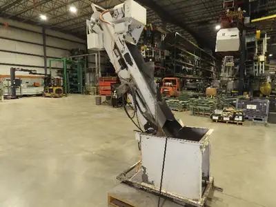 Spectrum Automation 0345HD Steel Hopper Parts Feeder Floorbin Elevator Conveyor