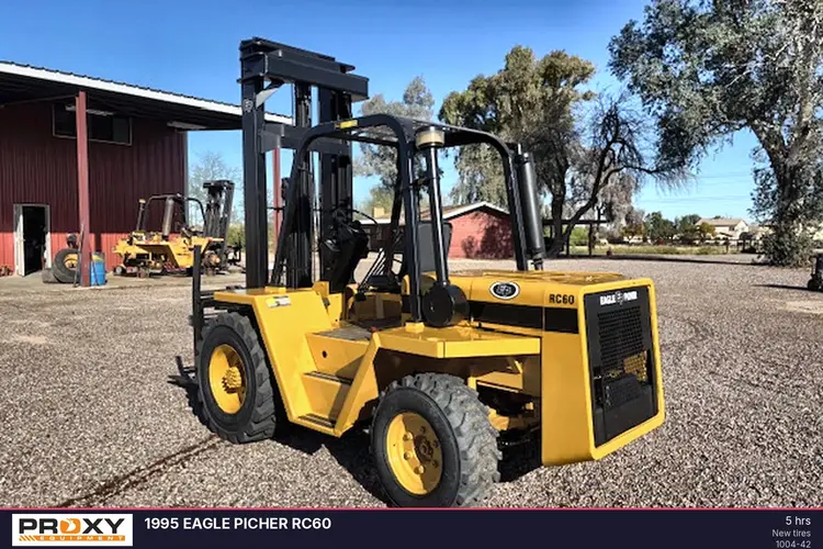 Used 1995 EAGLE PICHER RC60 Internal Combustion Forklifts: Pneumatic Tire Arizona US | Proxy Equipment #1385413