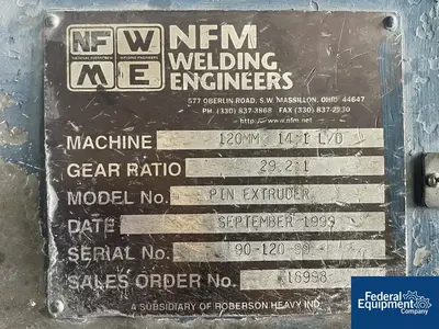 USED Adamson United 48" Adamson NFM Welding Engineers Calender  Sheet Line
