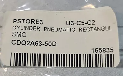 SMC CDQ2A63-50DZ PNEUMATIC CYLINDER. 6D-8