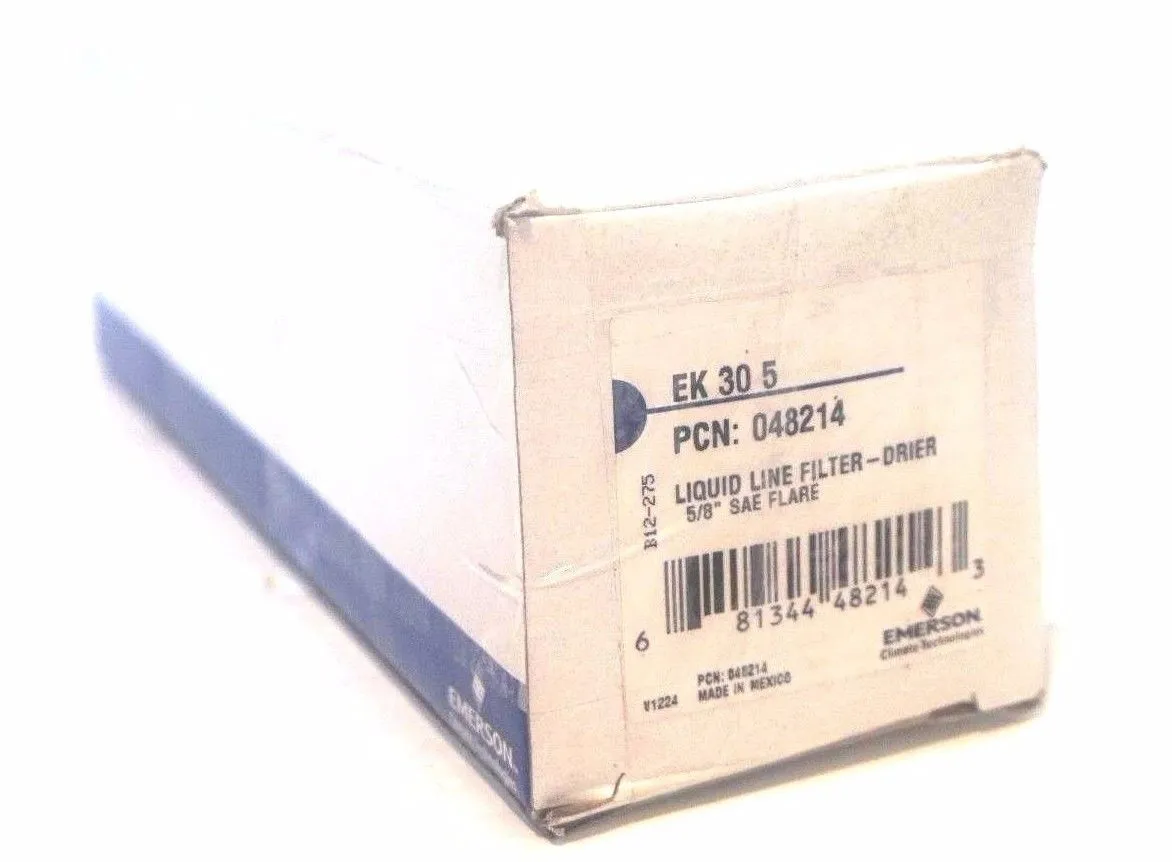 NEW EMERSON 048214 LIQUID LINE FILTER DRIER