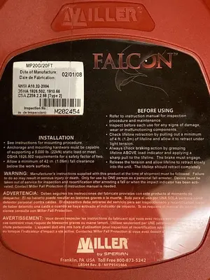 New | in-Stock MILLER MP20G/20FT Safety Equipment Ohio US | Surplus Asset Holdings #1227885