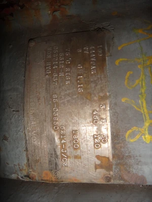 U.S. Electrical Motors 100 HP, 1800 RPM, Electric Motor