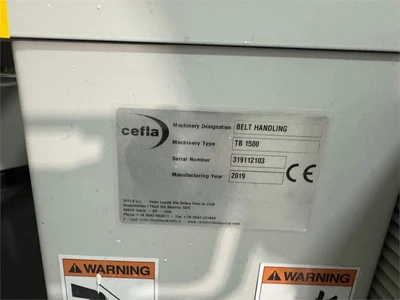 USED 2019 CEFLA TB-1500