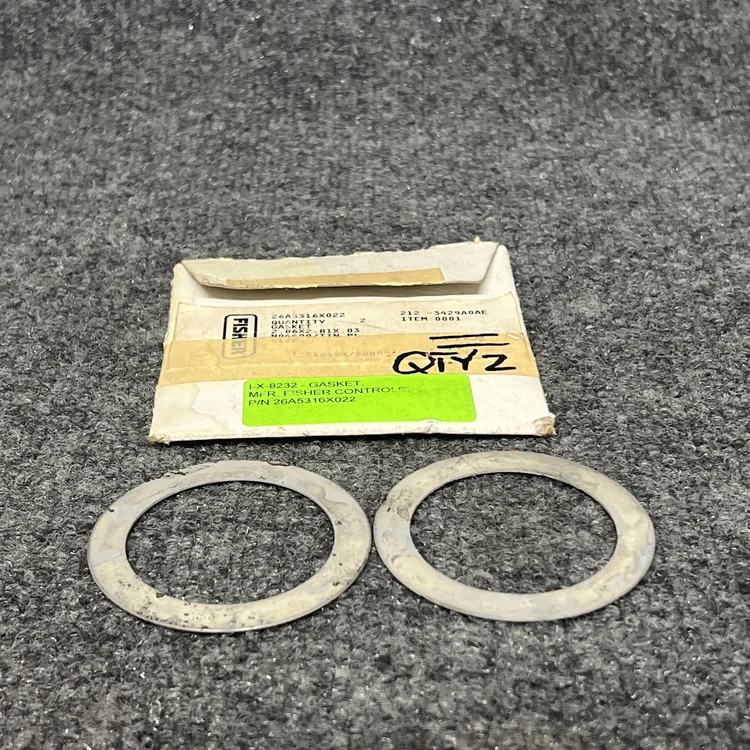 New | in-Stock Fisher Controls 26A5316X022 Seals & Gaskets California US | Davliegogo LLC #1725376