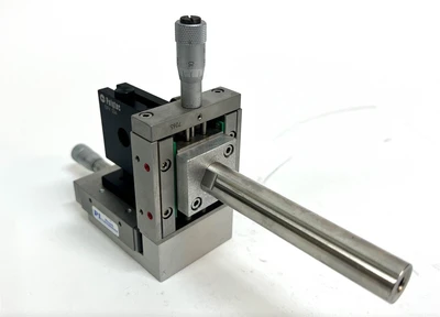 Physik Instrumente XY Linear Stages X 2  & Polytec OFV 036 Mirror mount (9839)M