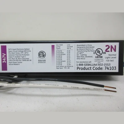 General Electric G-Series T8 Ballast