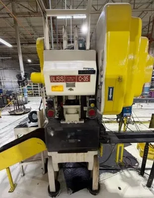 BLISS 35 TON OBI O.B.I, Flywheel, Single Crank Presses | Timco, Inc. (1)