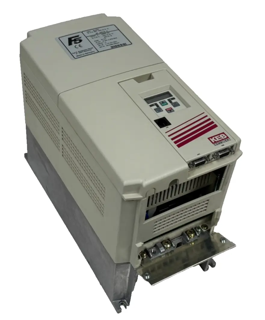 USED KEB 17.F5.M1G-35GA COMBIVERT F5 DRIVE W/ 00.F5.060-3000 KEYPAD