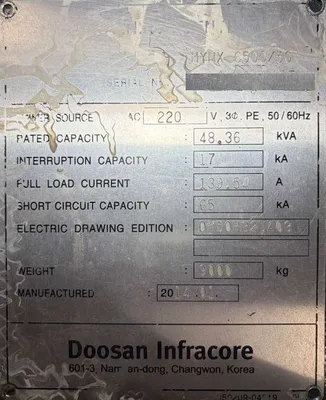USED 2014 DOOSAN MYNX 6500/50
