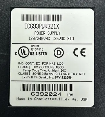 USED FANUC IC693PWR321