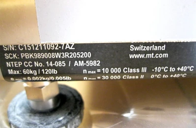 NEW Mettler Toledo ICS469
