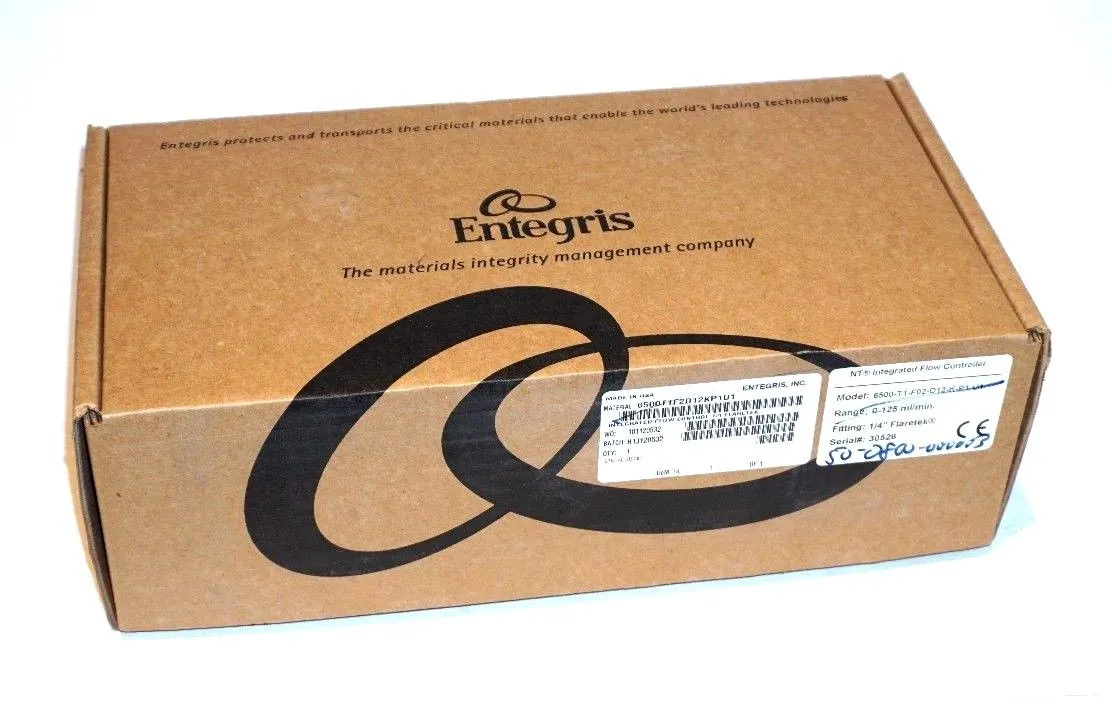 NEW ENTEGRIS 6500-T1-F02-D12-K-P1-U1 FLOW CONTROLLER 6500T1F02D12KP1U1
