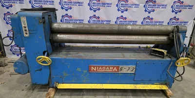 NIAGARA 6-72 Fabricating Machinery, Plate Roll | Holland Equipment Hunters, Inc. (1)