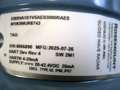 New | in-Stock Rosemount 5302 HA1S1V5AE0300RAE5M1W3WUR8743 Sensors New Hampshire US | Bitter End Trading #1452998