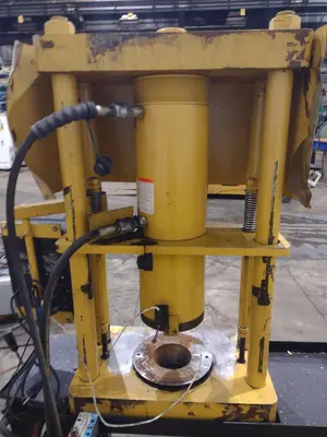 CAT CRIMPUTER HOSE CRIMPING & COUPLING PRESS , WITH TOOLING DIES & ENERPAC HYDRUALIC UNIT: YOBRO #24865