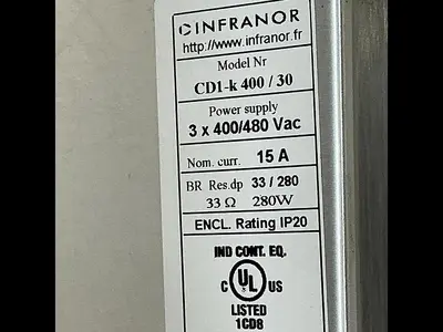 USED INFRANOR CD1-K 400/30