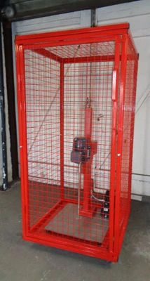 M/S Mesh Safety Cage 910 mm x 910mm x 1,800 mm Tall